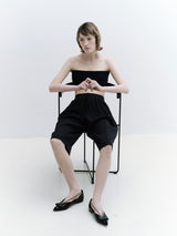 Nadia black オープントゥリボンパンプス ブラック - HENRI EN VARGO (ヘンリ エン ヴァーゴ) 公式通販