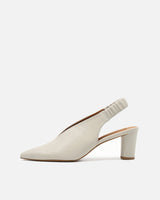 Monica ivory バックベルト ポインテッド パンプス アイボリー - HENRI EN VARGO (ヘンリ エン ヴァーゴ)