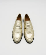 LOUISE GOLD レイン対応ローファー ゴールド - HENRI EN VARGO (ヘンリ エン ヴァーゴ)