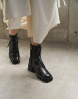 ELIZA BLACK レイン対応 レースアップブーツ ブラック - HENRI EN VARGO (ヘンリ エン ヴァーゴ)