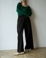 Alyssa gold メタル付きバレエシューズ ゴールド - HENRI EN VARGO (ヘンリ エン ヴァーゴ)