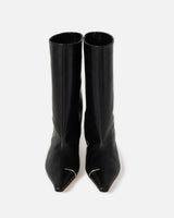 Carme black ミドル丈ブーツ ブラック - HENRI EN VARGO (ヘンリ エン ヴァーゴ)