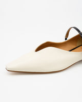 Kate cream メリージェーン ポインテッド パンプス クリーム - HENRI EN VARGO (ヘンリ エン ヴァーゴ) 公式ストア