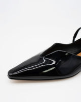 Kate black enamel メリージェーン ポインテッド パンプス ブラックエナメル - HENRI EN VARGO (ヘンリ エン ヴァーゴ) 公式ストア