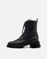 ELIZA BLACK レイン対応 レースアップブーツ ブラック - HENRI EN VARGO (ヘンリ エン ヴァーゴ)