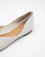 Nadia cream オープントゥリボンパンプス クリーム - HENRI EN VARGO (ヘンリ エン ヴァーゴ) 公式通販