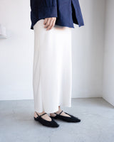 Lulu black.f フェザー フラットシューズ ブラック - HENRI EN VARGO (ヘンリ エン ヴァーゴ) 公式通販