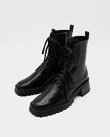 ELIZA BLACK レイン対応 レースアップブーツ ブラック - HENRI EN VARGO (ヘンリ エン ヴァーゴ)