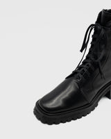 ELIZA BLACK レイン対応 レースアップブーツ ブラック - HENRI EN VARGO (ヘンリ エン ヴァーゴ)