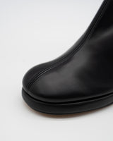 LILI BLACK プラットフォーム ショートブーツ ブラック - HENRI EN VARGO (ヘンリ エン ヴァーゴ)