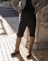 Zoe taupe ボリュームソール ロングブーツ トープ - HENRI EN VARGO (ヘンリ エン ヴァーゴ) 公式ストア