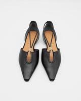 Mimosa Black l ポインテッド パンプス ブラック - HENRI EN VARGO (ヘンリ エン ヴァーゴ)