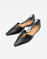 Mimosa Black l ポインテッド パンプス ブラック - HENRI EN VARGO (ヘンリ エン ヴァーゴ)