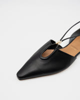 Mimosa Black l ポインテッド パンプス ブラック - HENRI EN VARGO (ヘンリ エン ヴァーゴ)