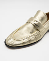 LOUISE GOLD レイン対応ローファー ゴールド - HENRI EN VARGO (ヘンリ エン ヴァーゴ)