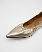 Alyssa gold メタル付きバレエシューズ ゴールド - HENRI EN VARGO (ヘンリ エン ヴァーゴ)