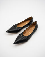 Alyssa black メタル付きバレエシューズ ブラック - HENRI EN VARGO (ヘンリ エン ヴァーゴ) 靴 通販