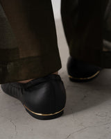 Alyssa black メタル付きバレエシューズ ブラック - HENRI EN VARGO (ヘンリ エン ヴァーゴ) 靴 通販