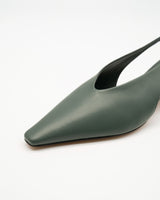 Yves green スリングバックパンプス グリーン - HENRI EN VARGO (ヘンリ エン ヴァーゴ) 公式通販