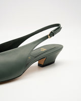 Yves green スリングバックパンプス グリーン - HENRI EN VARGO (ヘンリ エン ヴァーゴ) 公式通販