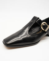 Greta black スクエアトゥ Tストラップシューズ ブラック - HENRI EN VARGO (ヘンリ エン ヴァーゴ) 公式通販