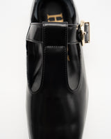 Greta black スクエアトゥ Tストラップシューズ ブラック - HENRI EN VARGO (ヘンリ エン ヴァーゴ) 公式通販