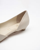 Janet ivory オープントゥパンプス アイボリー - HENRI EN VARGO (ヘンリ エン ヴァーゴ) 公式通販