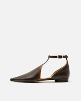 Lucile dark brown Tストラップパンプス ダークブラウン - HENRI EN VARGO (ヘンリ エン ヴァーゴ) 公式通販