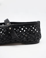 Mathilde black パンチング バレエシューズ ブラック - HENRI EN VARGO (ヘンリ エン ヴァーゴ) 公式通販