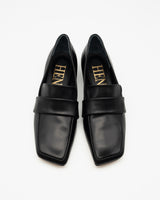 Maya black スクエアトゥ ローファー ブラック - HENRI EN VARGO (ヘンリ エン ヴァーゴ) 公式通販