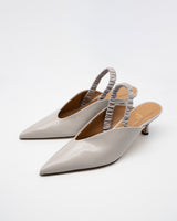 Shirley gray バックストラップパンプス グレー - HENRI EN VARGO (ヘンリ エン ヴァーゴ) 公式通販