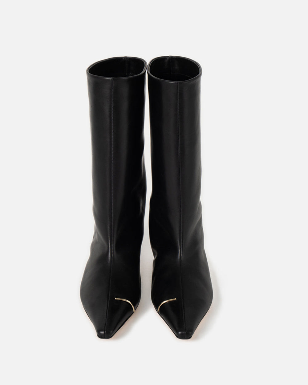 美品 HENRI EN VARGO CARME BLACK ミドルブーツ Carme black ミドル丈ブーツ ブラック - HENRI EN VARGO (ヘンリ エン