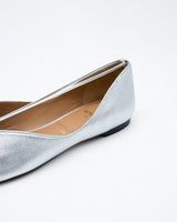 Nadia silver オープントゥリボンパンプス シルバー - HENRI EN VARGO (ヘンリ エン ヴァーゴ) 公式通販