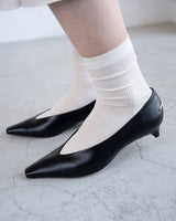 Heren black メタル付きパンプス ブラック - HENRI EN VARGO (ヘンリ エン ヴァーゴ) 公式通販