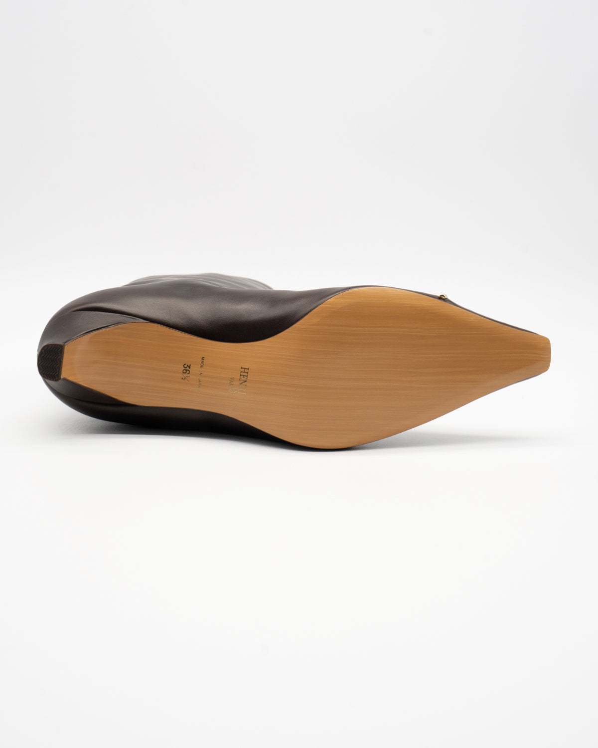 美品 HENRI EN VARGO CARME BLACK ミドルブーツ Carme black ミドル丈ブーツ ブラック - HENRI EN VARGO (ヘンリ エン