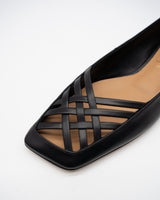 Frances silver メッシュフラットパンプス シルバー - HENRI EN VARGO (ヘンリ エン ヴァーゴ) 公式通販