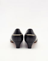 Heren black メタル付きパンプス ブラック - HENRI EN VARGO (ヘンリ エン ヴァーゴ) 公式通販