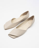 Janet ivory オープントゥパンプス アイボリー - HENRI EN VARGO (ヘンリ エン ヴァーゴ) 公式通販