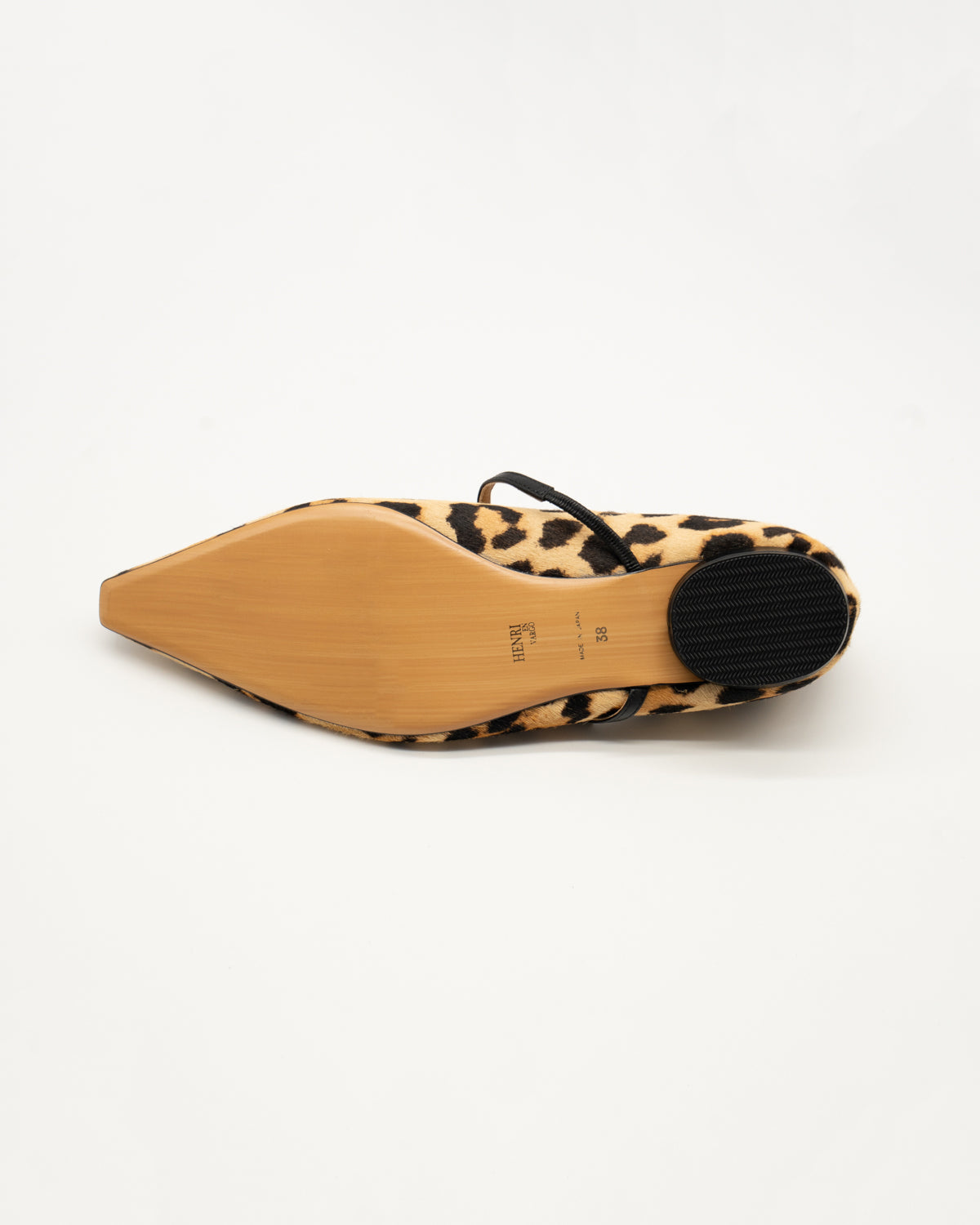 Kate leopard メリージェーン ポインテッド パンプス レオパード