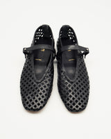 Mathilde black パンチング バレエシューズ ブラック - HENRI EN VARGO (ヘンリ エン ヴァーゴ) 公式通販