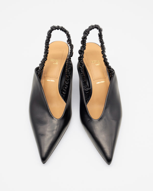 Shirley black バックストラップパンプス ブラック - HENRI EN VARGO (ヘンリ エン ヴァーゴ) 公式通販